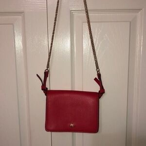 Zara red crossbody with‎ gold accents new never used